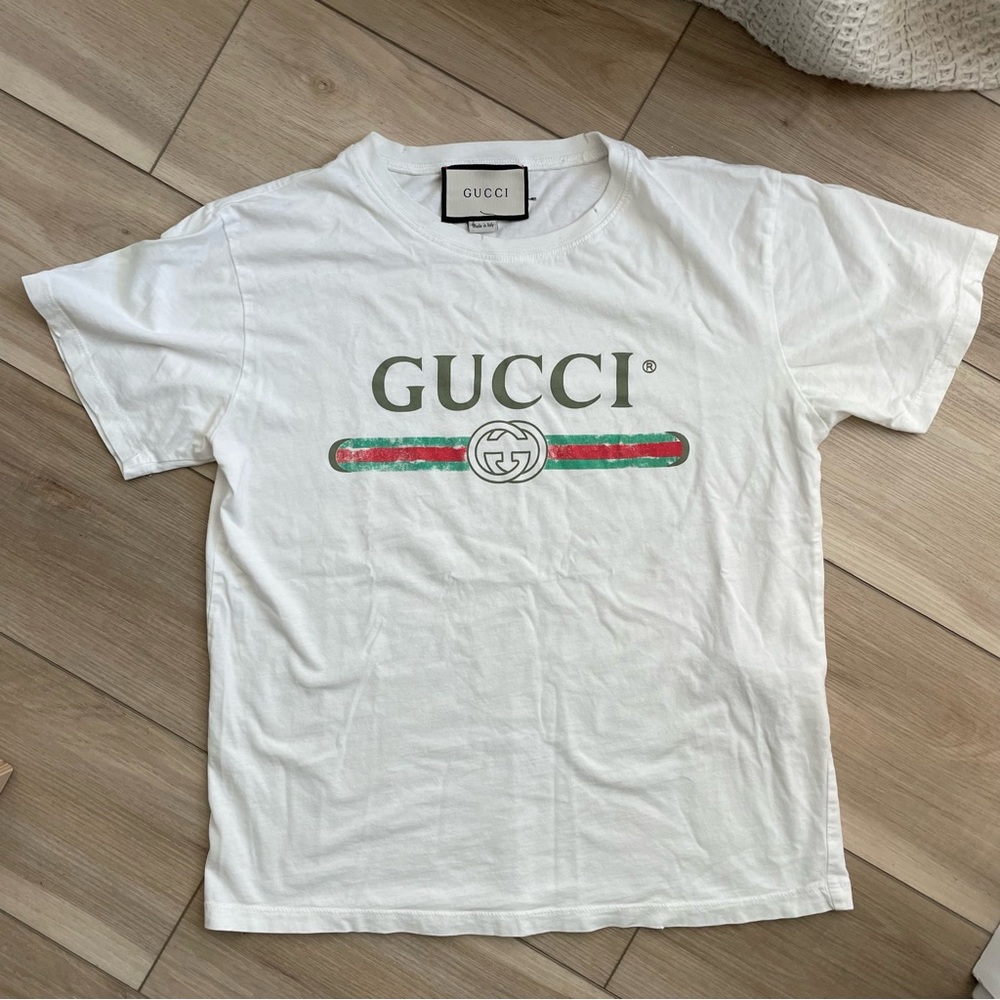GUCCI logo tee size XS